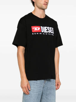 Diesel - Black Logo Cotton T-Shirt