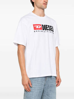 Diesel - White Crew Neck T-Shirt