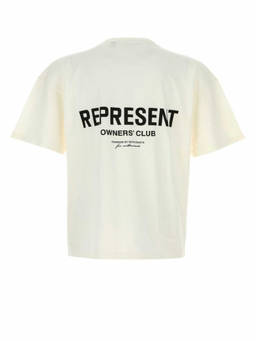 REPRESENT - White Cotton T-Shirt