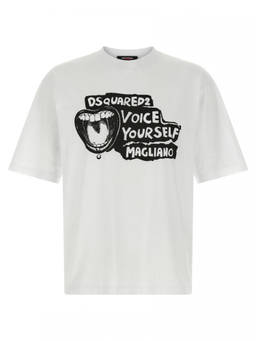 Dsquared2 - White Printed T-Shirt