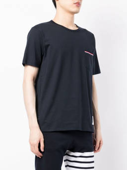 Thom Browne - Navy Blue Logo T-Shirt