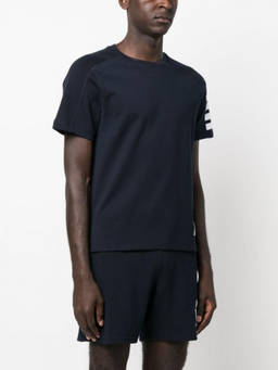 Thom Browne - Navy Blue 4Bar Logo T-Shirt