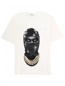 Ih Nom Uh Nit - White Graphic T-Shirt (L)