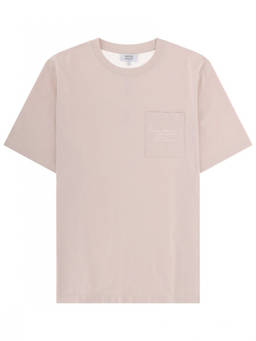 Maison Kitsune - Light Pink Embroidery T-Shirt (S)