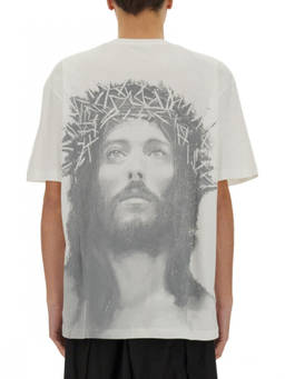 Ih Nom Uh Nit - White Crew Neck T-Shirt (L)