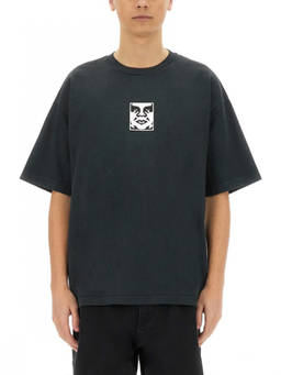 Obey - Black Crew Neck T-Shirt (L)
