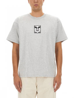 Obey - Grey Crew Neck T-Shirt
