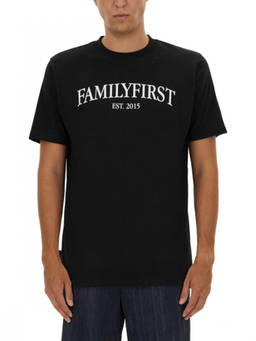 Family First - Black Crew Neck T-Shirt (L)