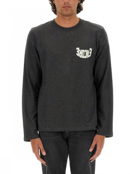 Courreges - Dark Grey Logo T-Shirt