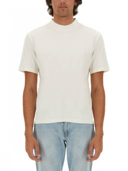 Courreges - White Mock Collar T-Shirt (S)