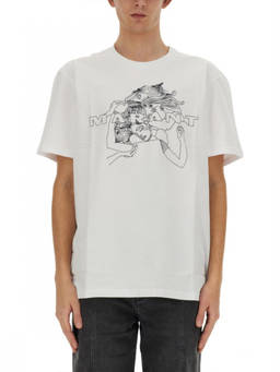 Isabel Marant - White Graphic T-Shirt (M)