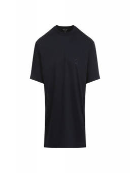 Giorgio Armani - Black Logo Embroidery T-Shirt