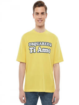 Dsquared2 - Yellow Graphic Logo T-Shirt