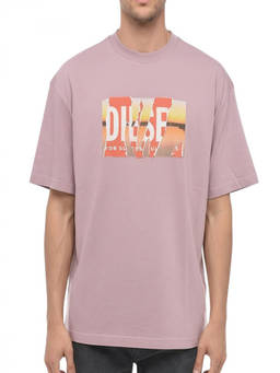 Diesel - Dusty Pink Logo T-Shirt