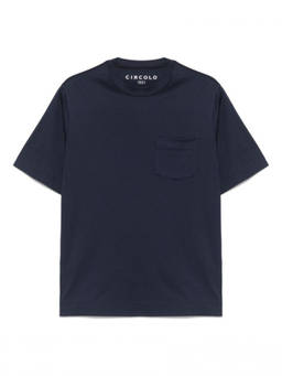 Circolo 1901 - Navy Blue Cotton T-Shirt (S)