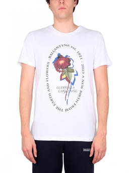 Ballantyne - White Graphic T-Shirt