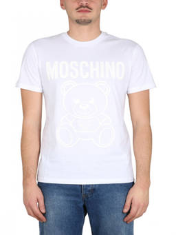 Moschino - White Crew Neck T-Shirt (L)