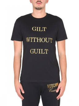 Moschino - Black Graphic T-Shirt (L)