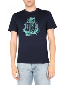 Ballantyne - Navy Blue Graphic T-Shirt (L)