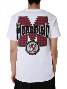 Moschino - White Crew Neck T-Shirt