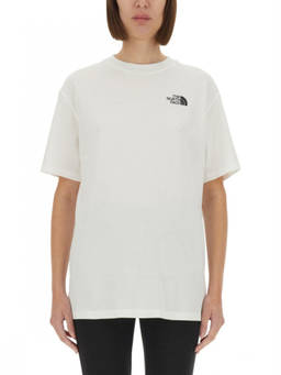 The North Face - White Logo Crew Neck T-Shirt (L)