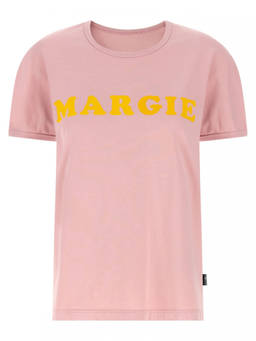 MM6 Maison Margiela - Pink Arc Print T-Shirt