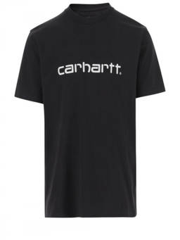 Carhartt WIP - Black Logo Cotton T-Shirt