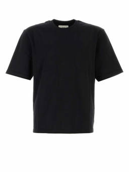 AMI Paris - Black Crewneck Logo T-Shirt (S)