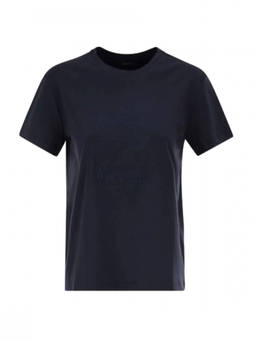 Max Mara - Navy Blue Crew Neck T-Shirt