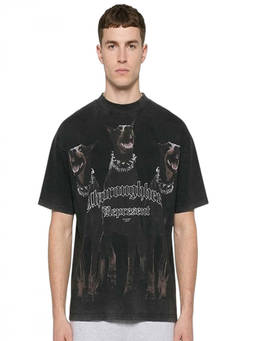 REPRESENT - Black Crew Neck T-Shirt