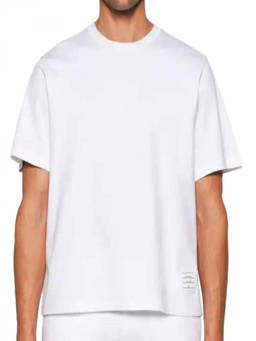 Thom Browne - White Crew Neck T-Shirt