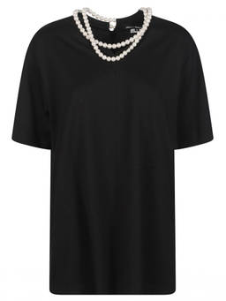 Junya Watanabe - Black Solid Round Neck T-Shirt (M)