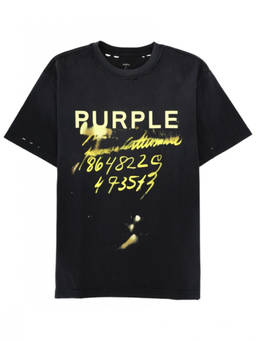 Purple Brand - Black Graphic Logo T-Shirt