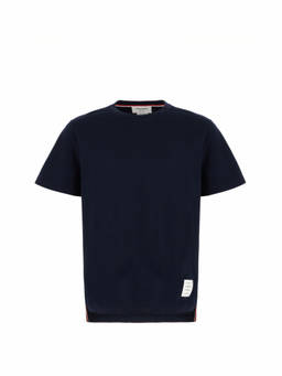 Thom Browne - Navy Blue Crew Neck T-Shirt