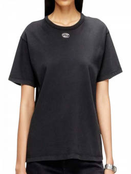 Diesel - Black Crew Neck Logo T-Shirt (L)