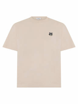 Maison Kitsune - Beige Crew Neck T-Shirt