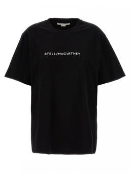 Stella McCartney - Black Logo Crew Neck T-Shirt