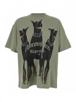 REPRESENT - Green Crew Neck T-Shirt