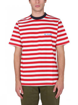 Sunnei - Red Crew Neck T-Shirt (XS)
