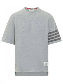 Thom Browne - Grey Crew Neck T-Shirt (L)