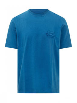 Etro - Blue Crew Neck T-Shirt