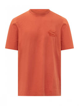 Etro - Orange Crew Neck T-Shirt