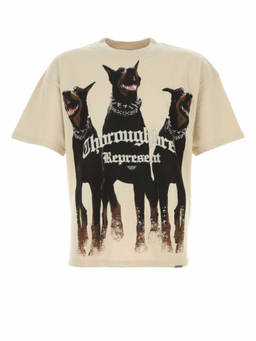 REPRESENT - Beige Crew Neck T-Shirt