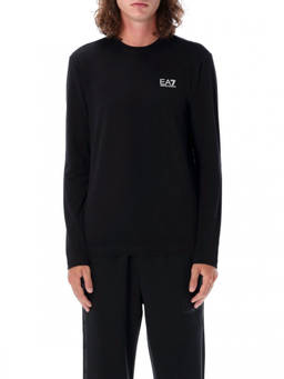 EA7 Emporio Armani - Black Crew Neck T-Shirt