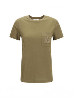Max Mara - Green Logo Crew Neck T-Shirt
