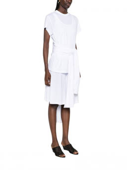 Toteme - White Tie-Waist T-Shirt