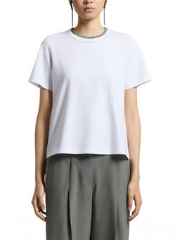 Peserico - White Crew Neck T-Shirt