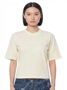 OFF-WHITE - Off White Crew Neck T-Shirt (XS)