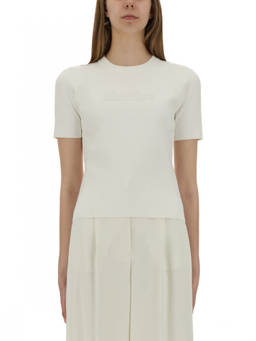 Max Mara - White Crew Neck T-Shirt