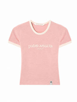 Palm Angels - Light Pink Logo T-Shirt